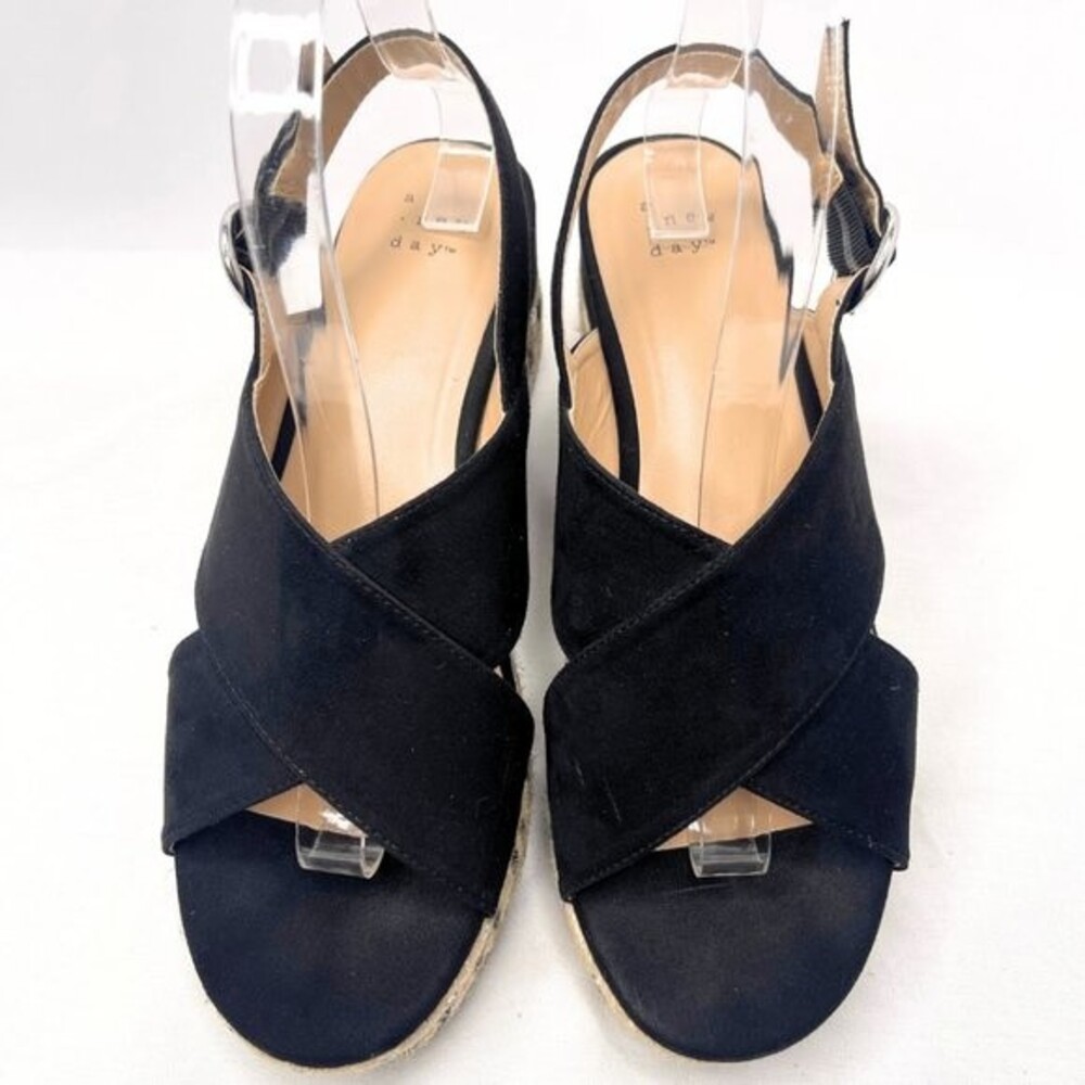 Women's Wedge Espadrille Platform Shoes | Sandals Size 8 - Picture 6 of 11
